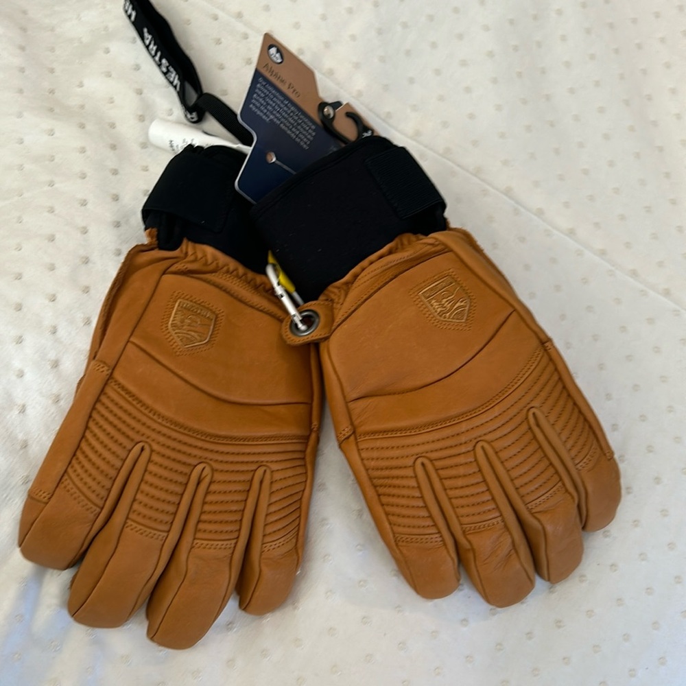 Brand New all leather hestra alpine pro gloves - size 10